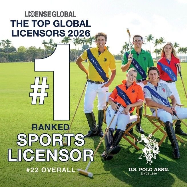 U.S. Polo Assn. alcanza el primer puesto entre las marcas deportivas y sube al 22 global en License Global